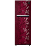 Samsung 253 L 2 Star Inverter Frost-Free Double Door Refrigerator (RT28T30226RHL, Mystic Overlay Red)