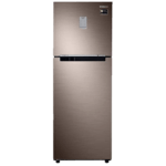 Samsung 253 L 2 Star Inverter Frost-Free Double Door Refrigerator (RT28T3722DXHL, Luxe Brown, Convertible)